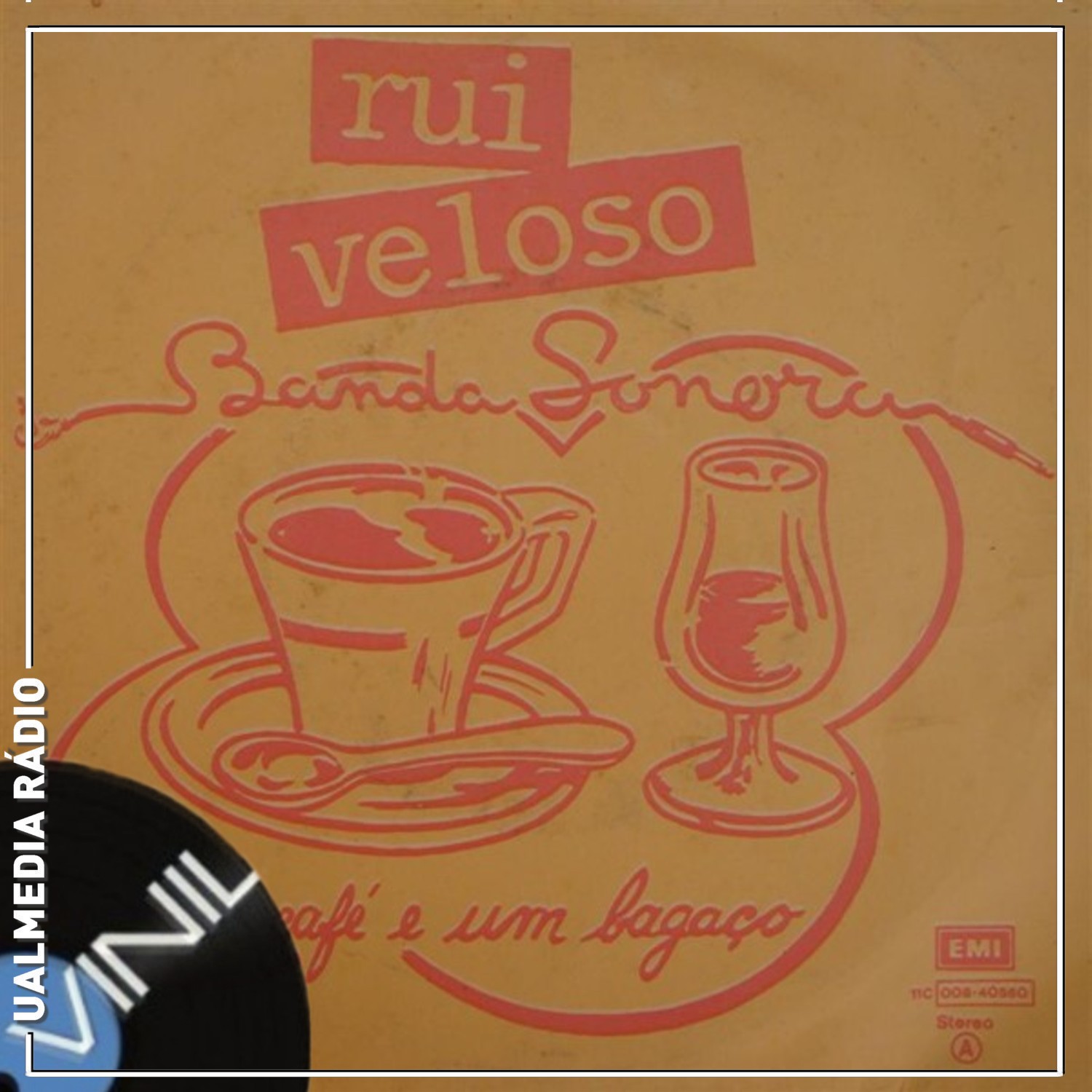 Vinil: Rui Veloso – Um café e um bagaço