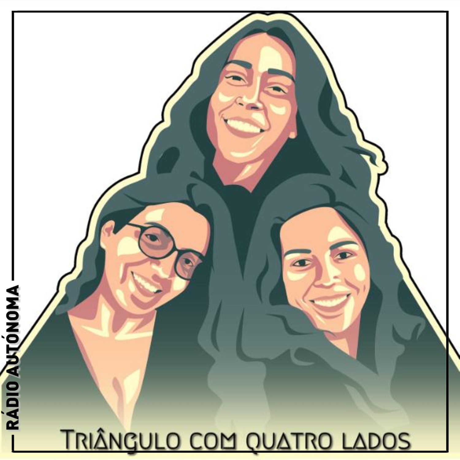 Triângulo com quatro lados