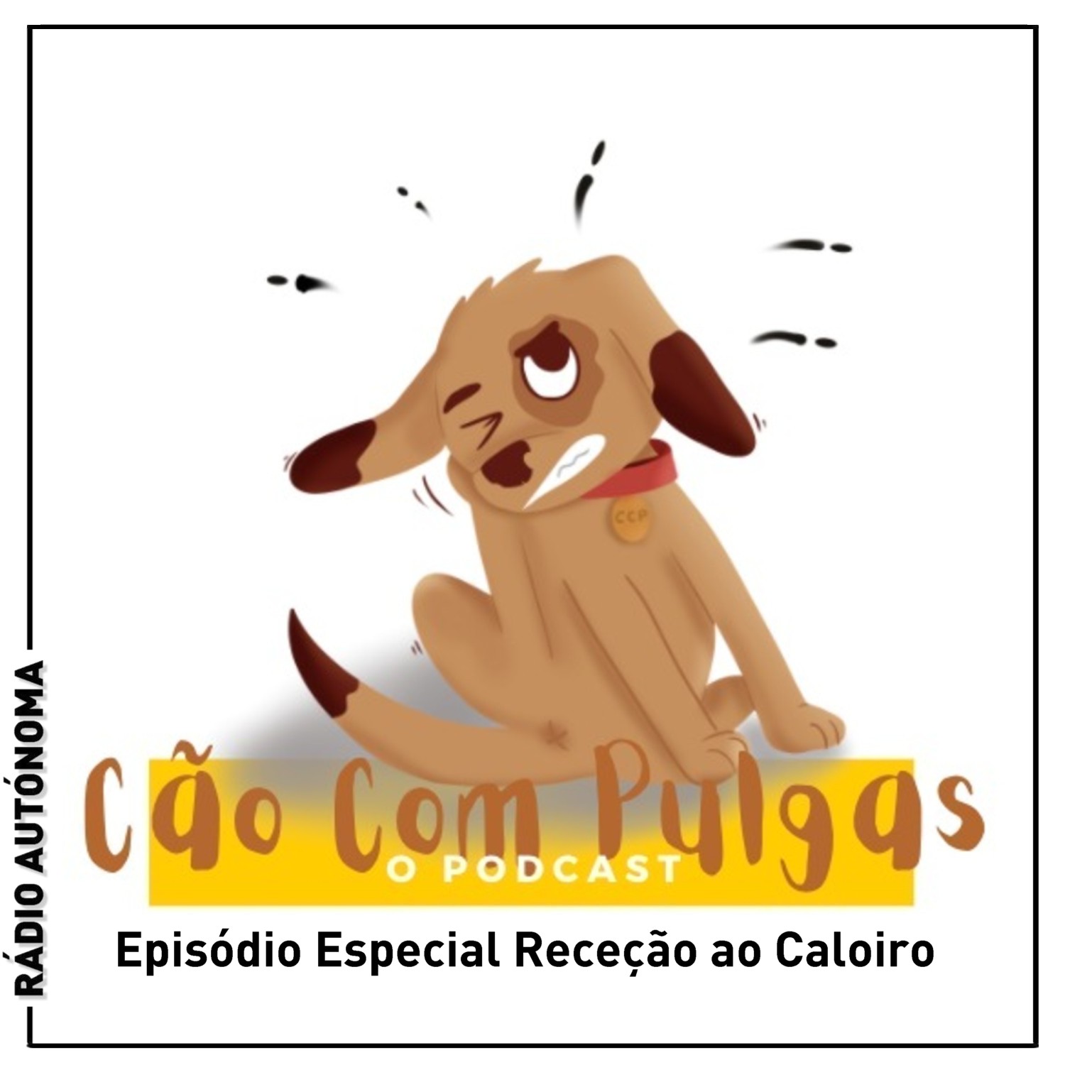 Cão com pulgas Cão com pulgas