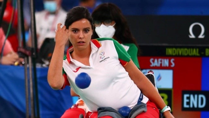 Carla Oliveira nos Jogos Paralímpicos de Tóquio 2020. Fonte: Record